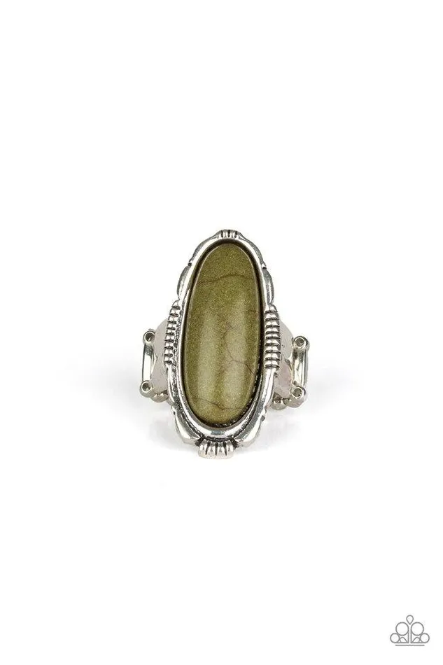 Paparazzi Jewelry Rings Paparazzi Ring Desert Thirst Green