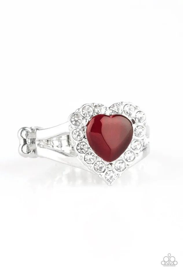 Paparazzi Jewelry Rings Paparazzi Ring Love Is In The Air Red
