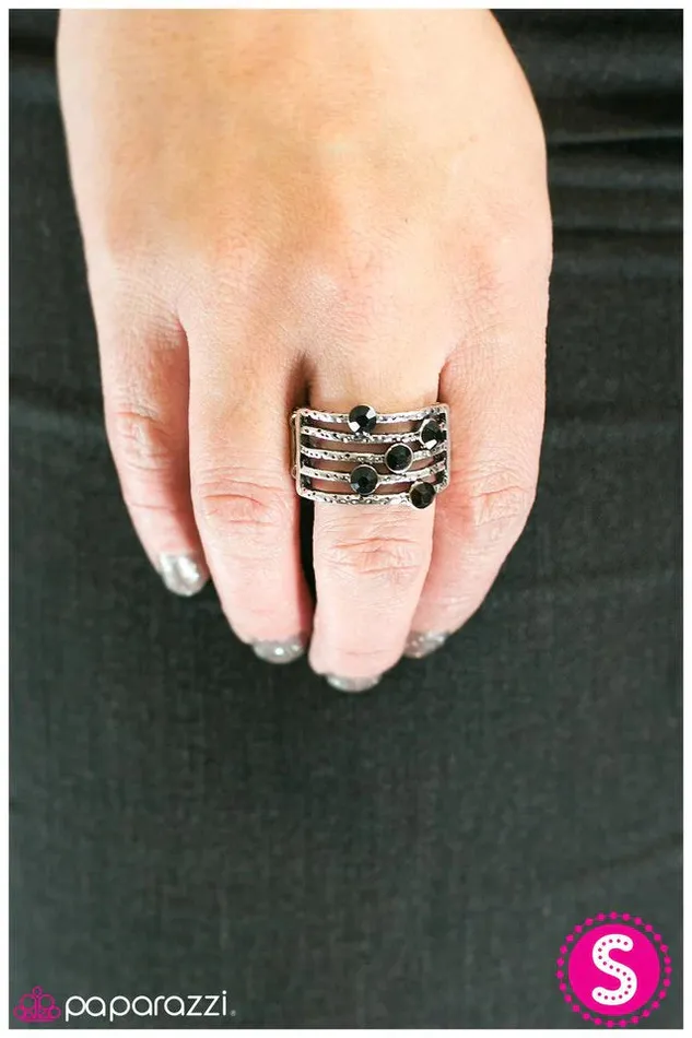 Paparazzi Jewelry Rings Paparazzi Ring Offbeat Black