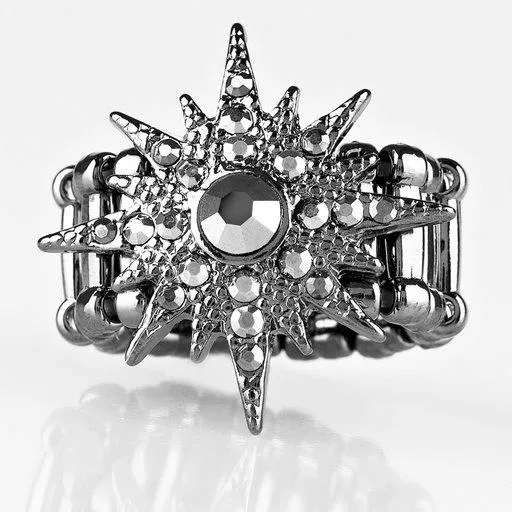 Paparazzi Jewelry Rings Paparazzi Ring Super Stellar Black