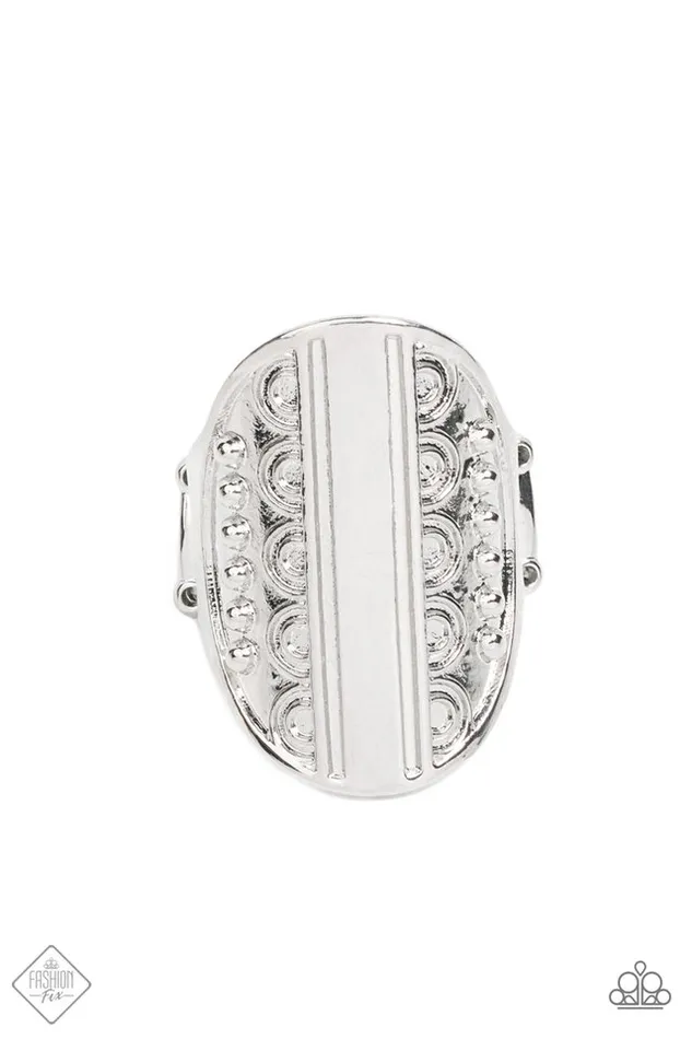 Paparazzi Jewelry Rings Paparazzi Ring Teeming With Texture Silver Paparazzi Jewelry Rings Paparazzi Ring Teeming With Texture Silver
