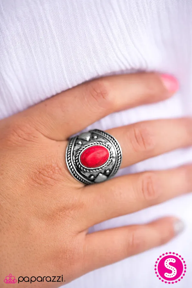 Paparazzi Jewelry Rings Paparazzi Ring The Huntress Red