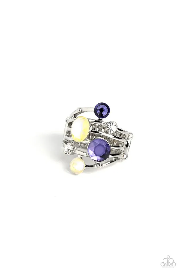 Paparazzi Jewelry Rings Paparazzi Ring Timeless Trickle Purple Paparazzi Jewelry Rings Paparazzi Ring Timeless Trickle Purple