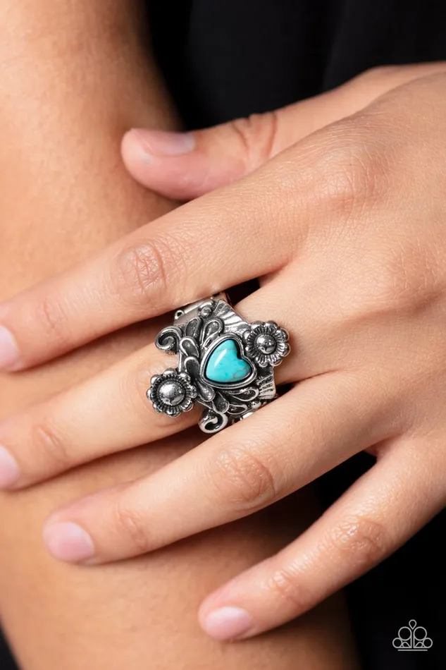 Paparazzi Jewelry Rings Paparazzi Ring Trailblazing Tribute Blue