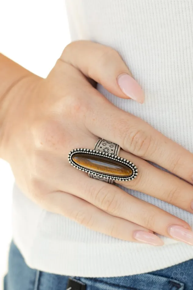 Paparazzi Jewelry Rings Paparazzi Ring Ultra Luminary Brown