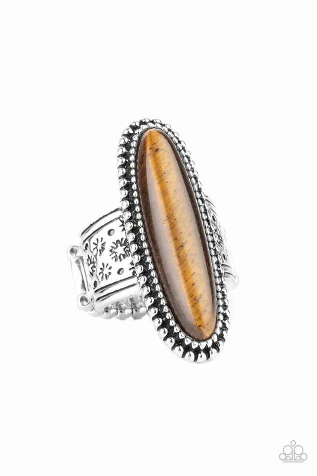 Paparazzi Jewelry Rings Paparazzi Ring Ultra Luminary Brown Paparazzi Jewelry Rings Paparazzi Ring Ultra Luminary Brown