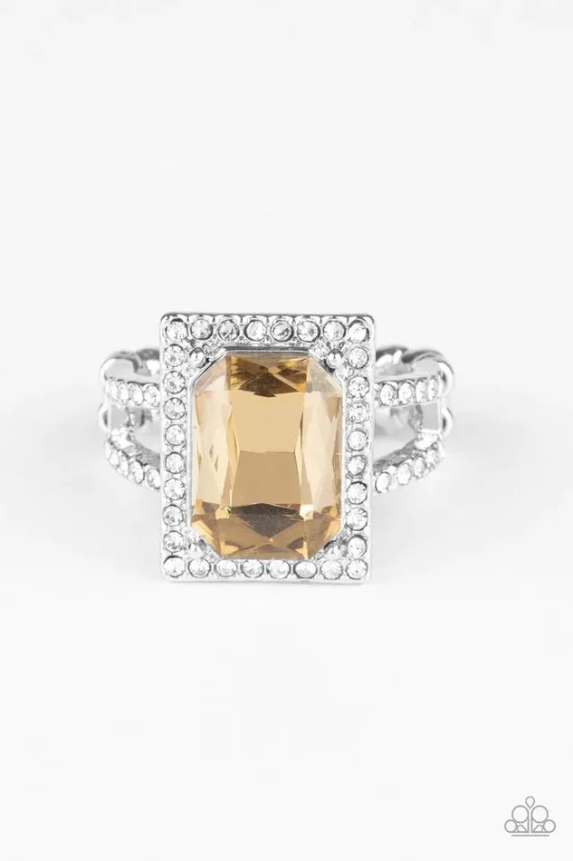 Paparazzi Jewelry Rings Paparazzi Ring Utmost Prestige Brown