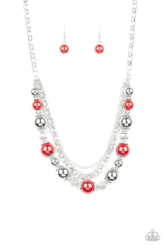 Paparazzi Necklace 5th Avenue Romance Red Paparazzi Jewelry Necklaces Paparazzi Necklace 5th Avenue Romance Red Paparazzi Jewelry Necklaces