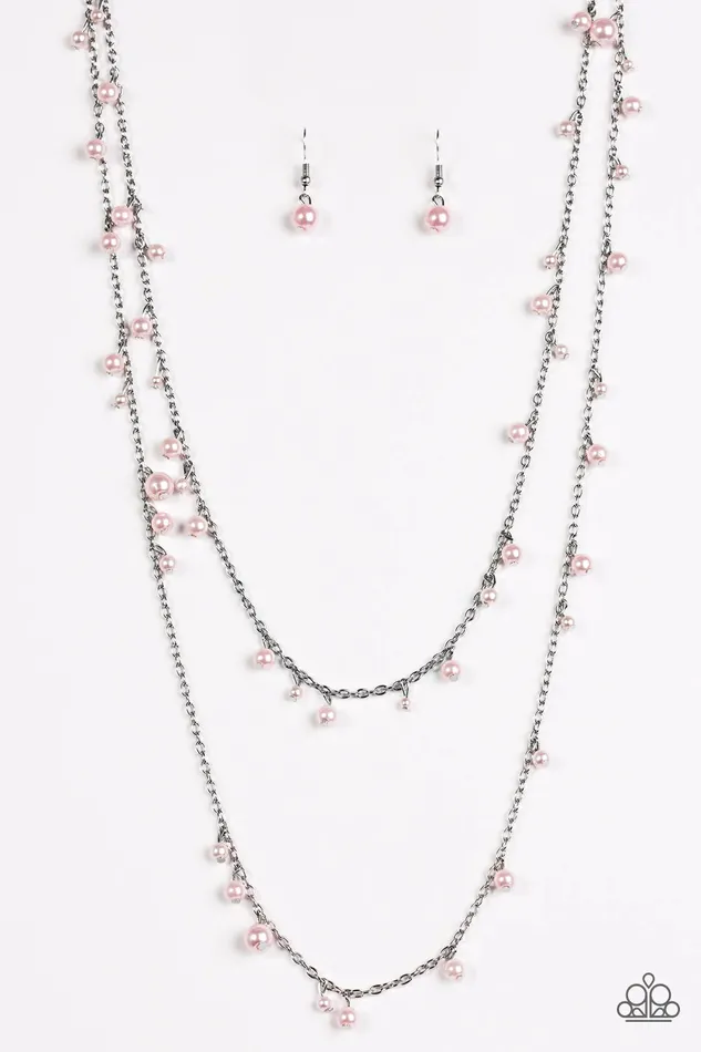 Paparazzi Necklace A Good GLAM Is Hard To Find Pink Paparazzi Jewelry Necklaces