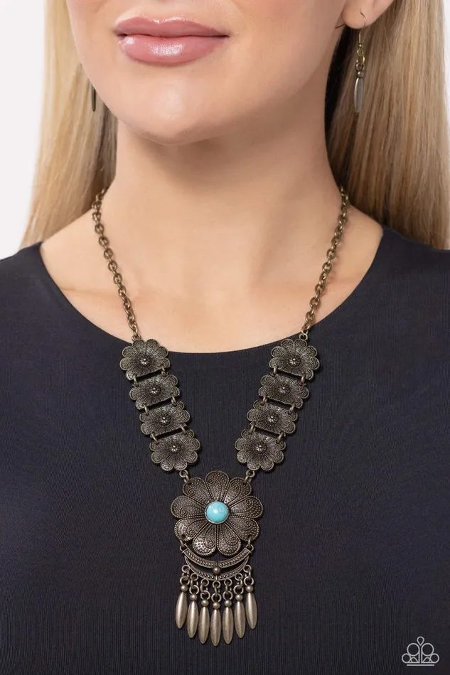 Paparazzi Necklace A La ROGUE Brass Paparazzi Jewelry Necklaces