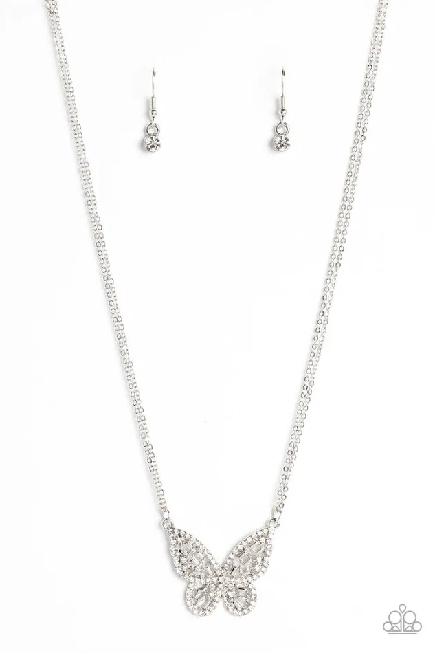 Paparazzi Necklace Baroque Butterfly White Paparazzi Jewelry Necklaces Paparazzi Necklace Baroque Butterfly White Paparazzi Jewelry Necklaces