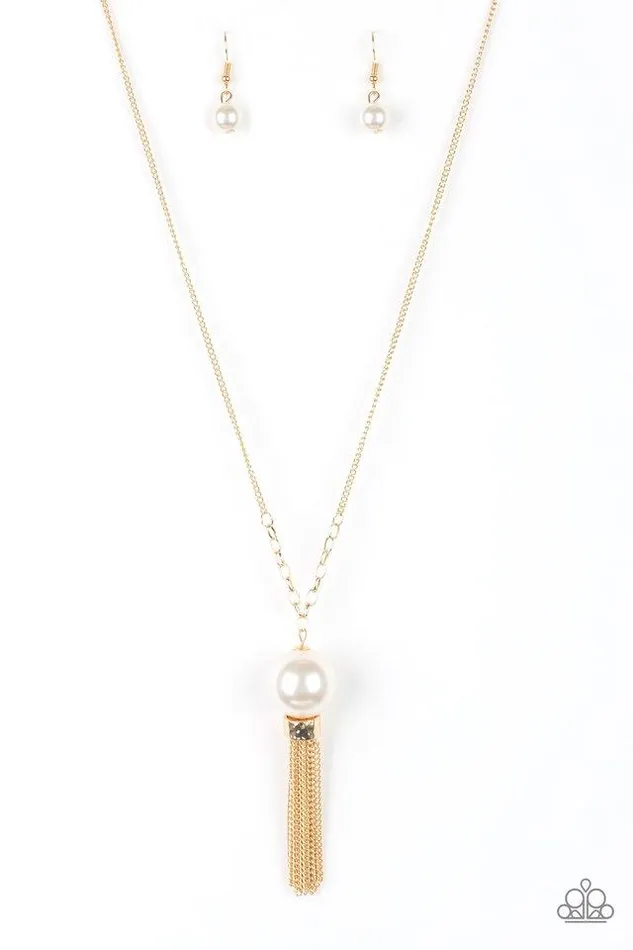 Paparazzi Necklace Belle Of The BALLROOM Gold Paparazzi Jewelry Necklaces
