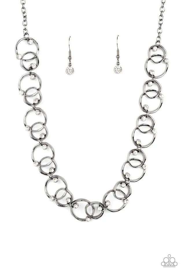 Paparazzi Necklace Center of My Universe Black Paparazzi Jewelry Necklaces Paparazzi Necklace Center of My Universe Black Paparazzi Jewelry Necklaces