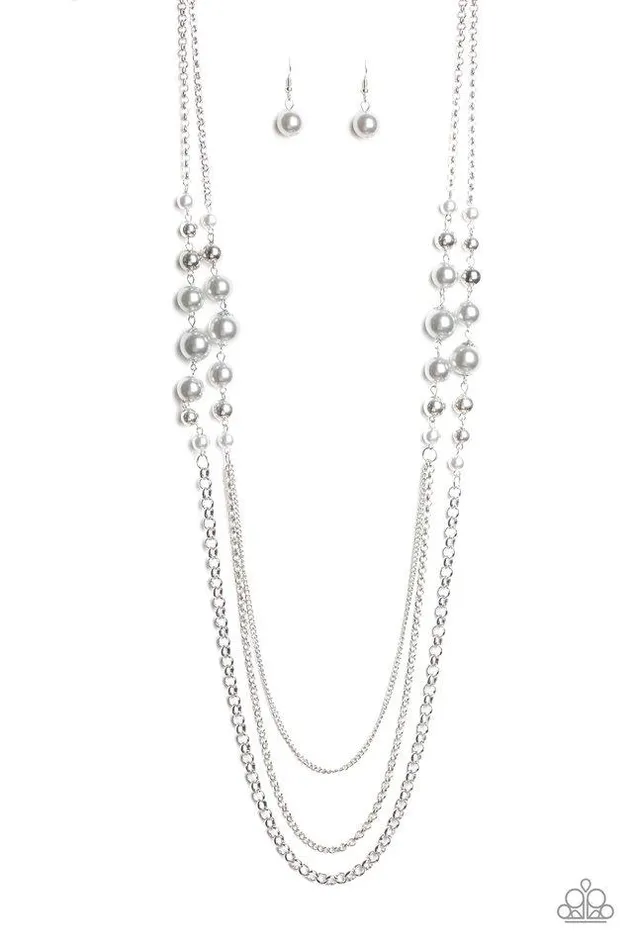 Paparazzi Necklace Charmingly Colorful Silver Paparazzi Jewelry Necklaces
