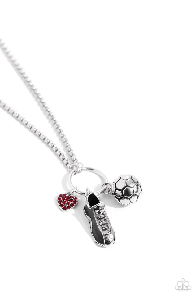 Paparazzi Necklace Corner Kick Red Paparazzi Jewelry Necklaces Paparazzi Necklace Corner Kick Red Paparazzi Jewelry Necklaces