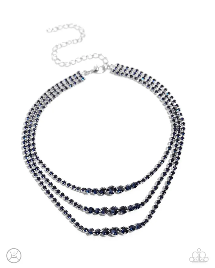 Paparazzi Necklace Dynamite Debut Blue Paparazzi Jewelry Necklaces Paparazzi Necklace Dynamite Debut Blue Paparazzi Jewelry Necklaces
