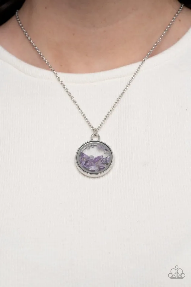 Paparazzi Necklace Gemstone Guru Purple Paparazzi Jewelry Necklaces