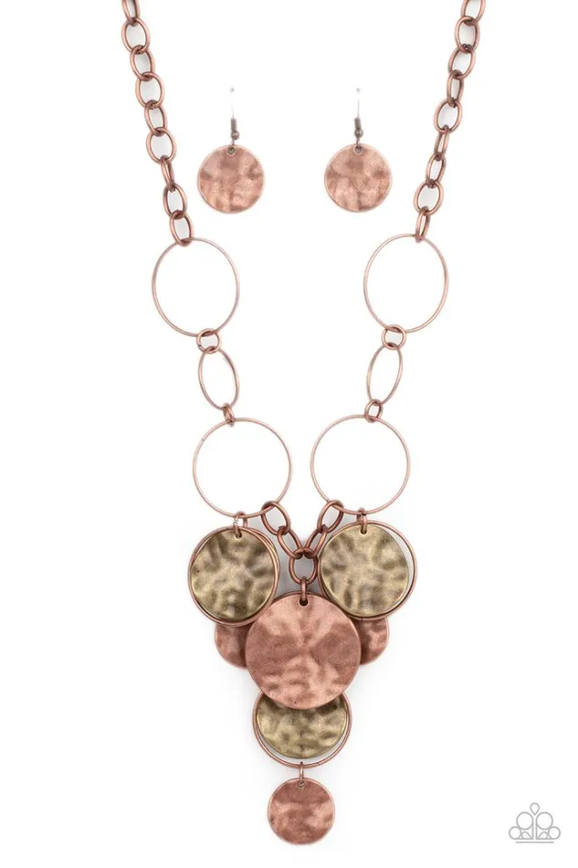 Paparazzi Necklace Learn the HARDWARE Way Copper Paparazzi Jewelry Necklaces Paparazzi Necklace Learn the HARDWARE Way Copper Paparazzi Jewelry Necklaces