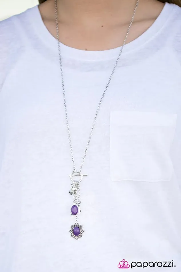 Paparazzi Necklace Love Lullaby Purple Paparazzi Jewelry Necklaces
