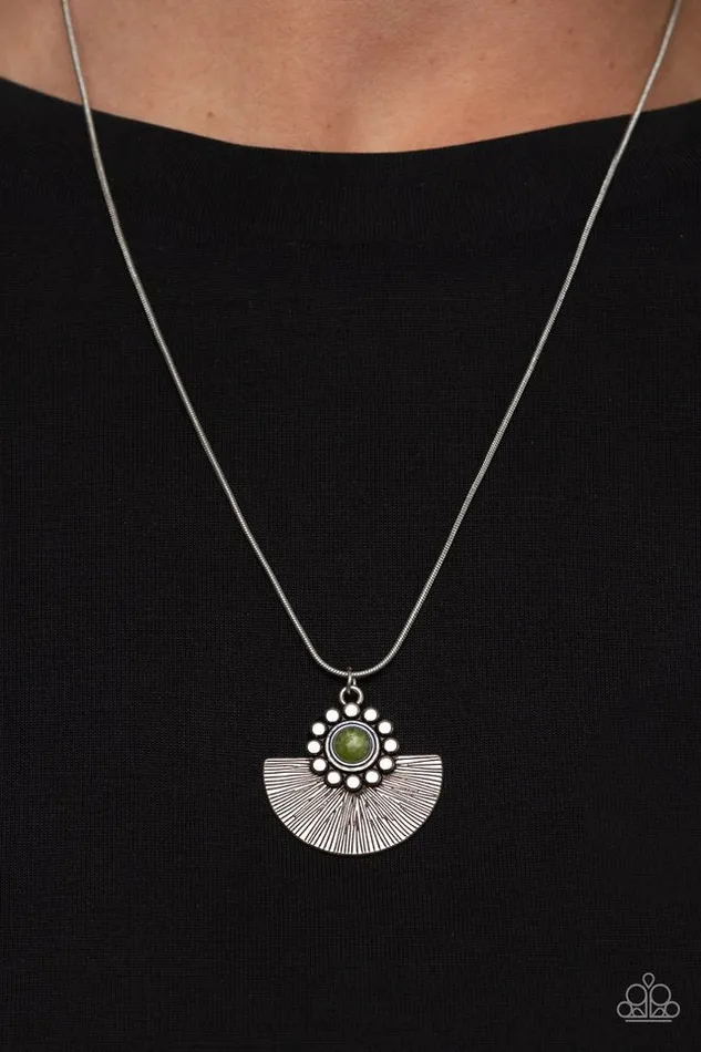 Paparazzi Necklace Magnificent Manifestation Green Paparazzi Jewelry Necklaces