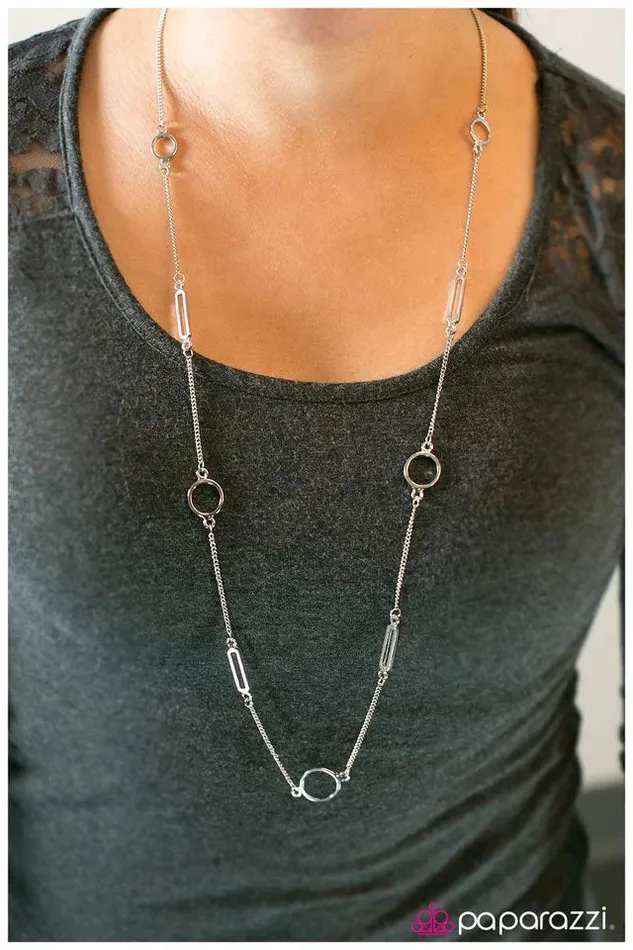 Paparazzi Necklace Minimal Art Silver Paparazzi Jewelry Necklaces
