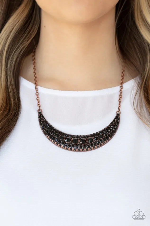 Paparazzi Necklace Moon Child Magic Copper Paparazzi Jewelry Necklaces