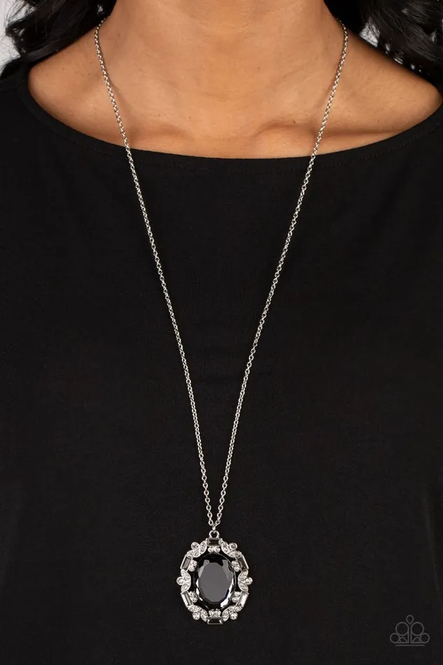 Paparazzi Necklace Noble Reflection Silver Paparazzi Jewelry Necklaces