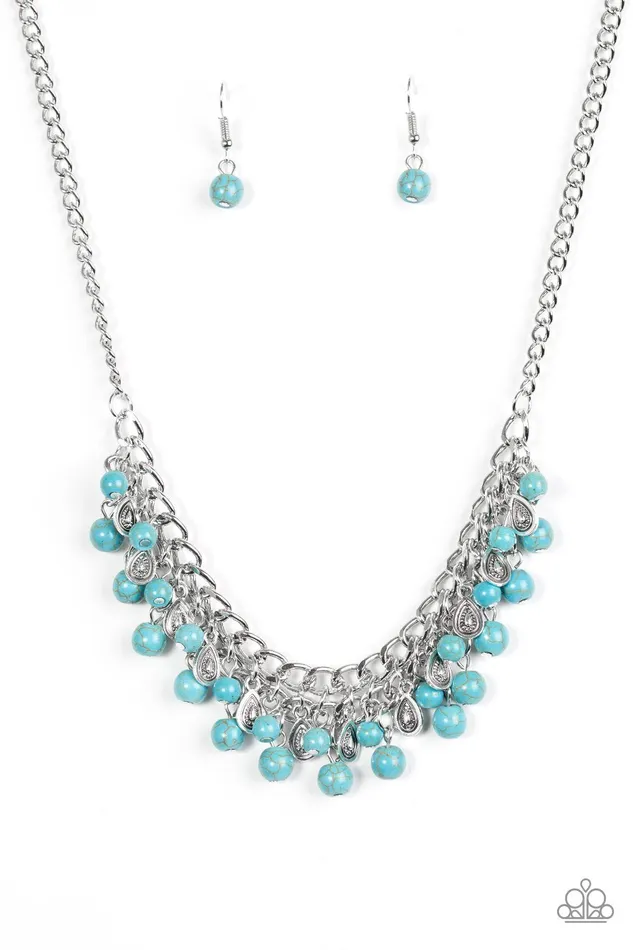 Paparazzi Necklace Poshly Paleo Blue Paparazzi Jewelry Necklaces