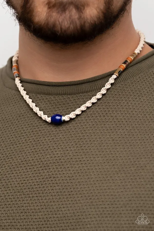 Paparazzi Necklace Positively Pacific Blue Paparazzi Jewelry Necklaces