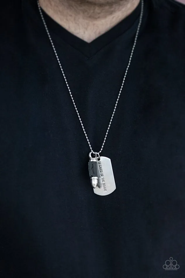 Paparazzi Necklace Proud Patriot Black Paparazzi Jewelry Necklaces