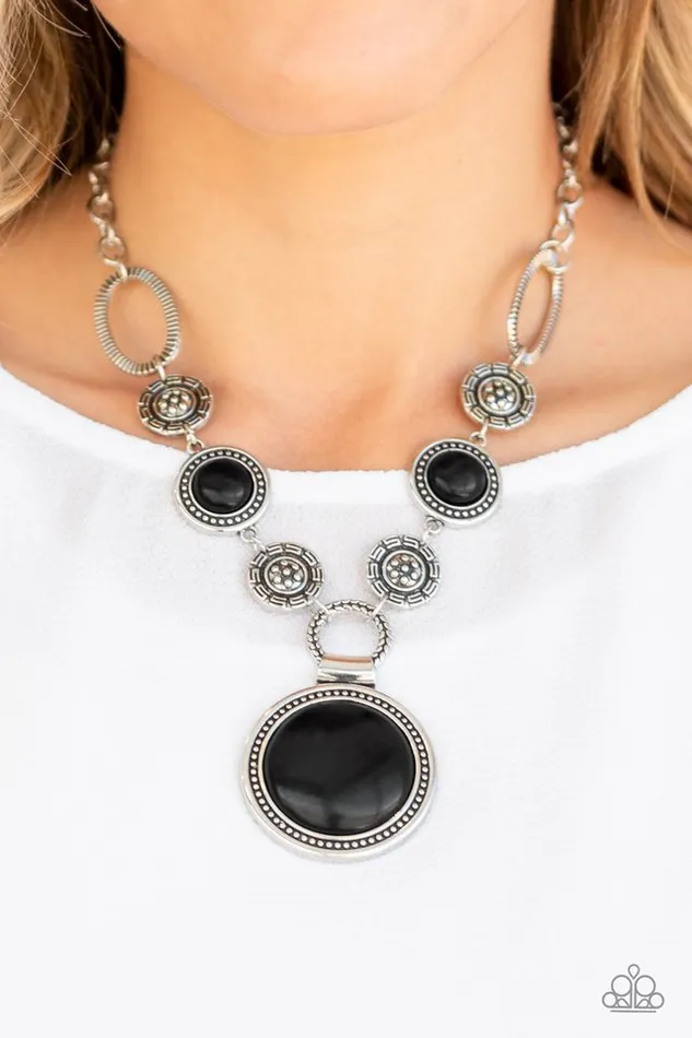 Paparazzi Necklace Sedona Drama Black Paparazzi Jewelry Necklaces
