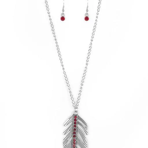 Paparazzi Necklace Sky Quest Red Paparazzi Jewelry Necklaces