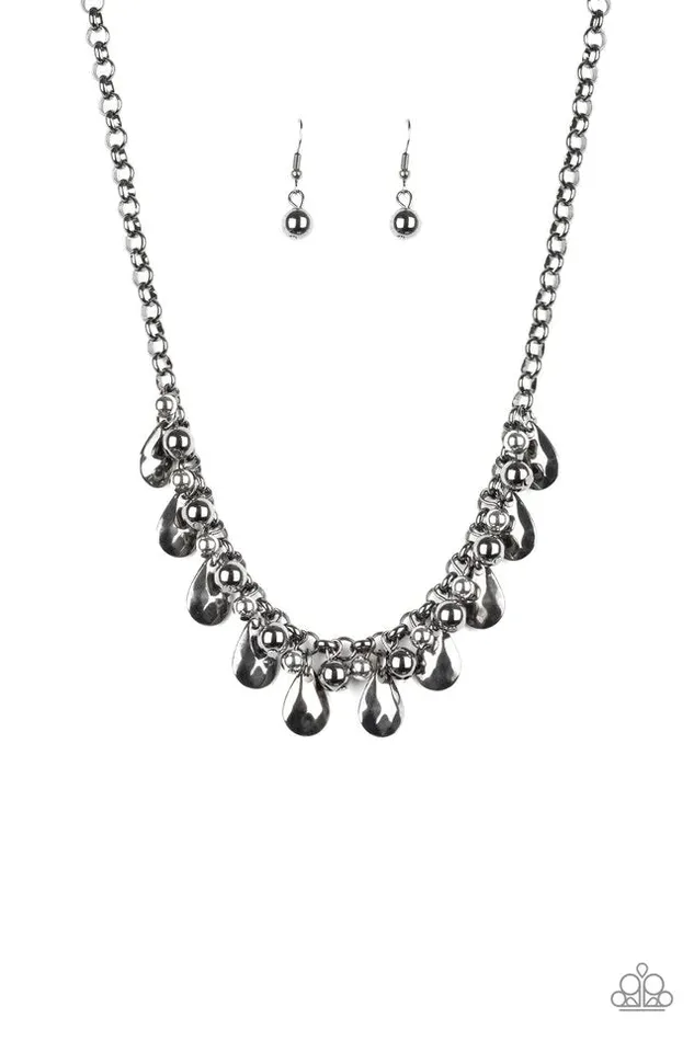 Paparazzi Necklace Stage Stunner Black Paparazzi Jewelry Necklaces