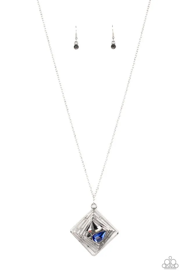 Paparazzi Necklace Timelessly Tilted Blue Paparazzi Jewelry Necklaces Paparazzi Necklace Timelessly Tilted Blue Paparazzi Jewelry Necklaces