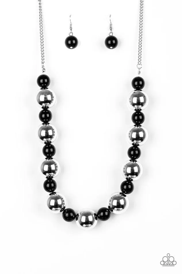 Paparazzi Necklace Top Pop Black Paparazzi Jewelry Necklaces