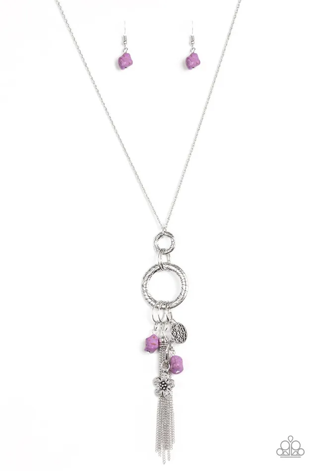 Paparazzi Necklace Tour de Desert Purple Paparazzi Jewelry Necklaces
