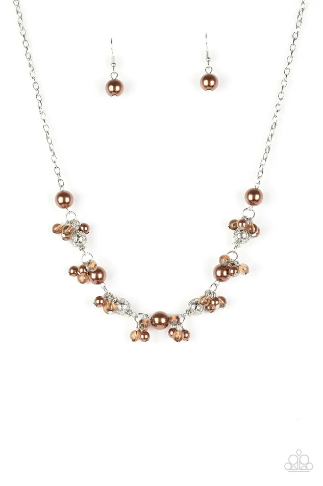 Paparazzi Necklace Weekday Wedding Brown Paparazzi Jewelry Necklaces
