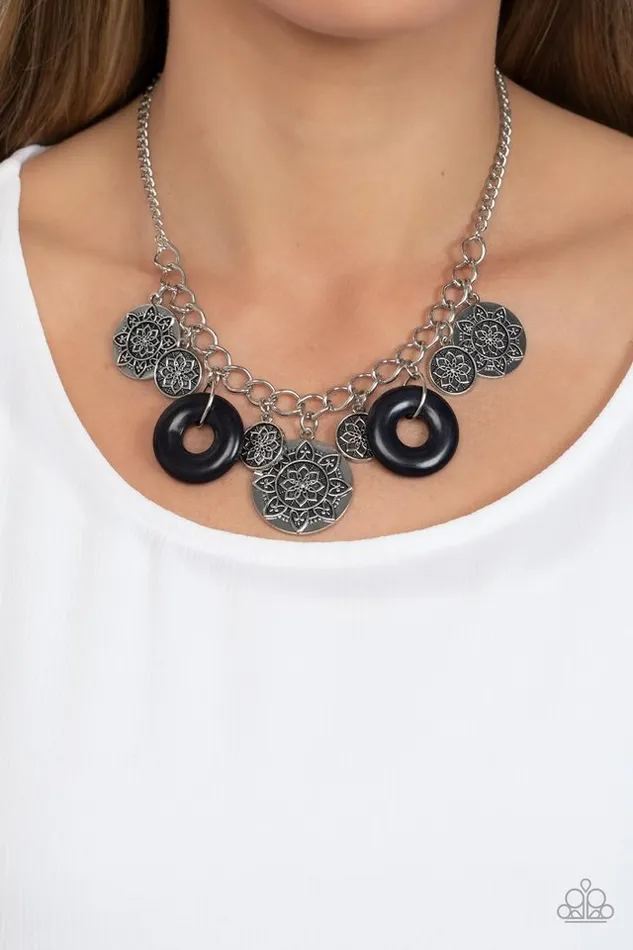 Paparazzi Necklace Western Zen Black Paparazzi Jewelry Necklaces