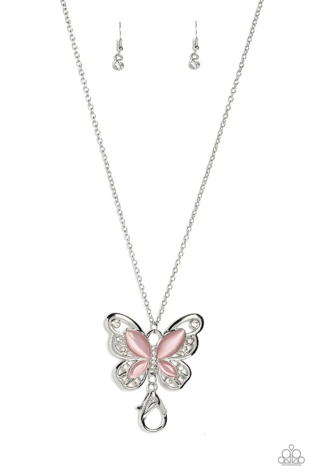 Paparazzi Necklace Wings Of Whimsy Pink Paparazzi Jewelry Necklaces Paparazzi Necklace Wings Of Whimsy Pink Paparazzi Jewelry Necklaces