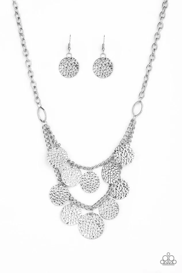 Paparazzi Necklace Works Every CHIME Silver Paparazzi Jewelry Necklaces