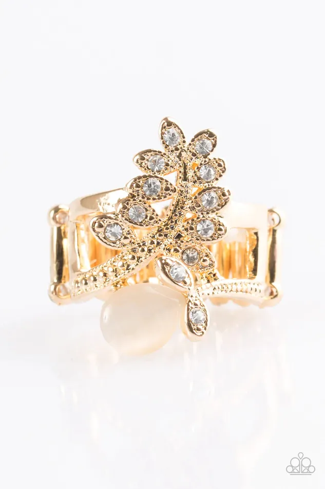 Paparazzi Ring Amazingly Autumn Gold Paparazzi Jewelry Rings
