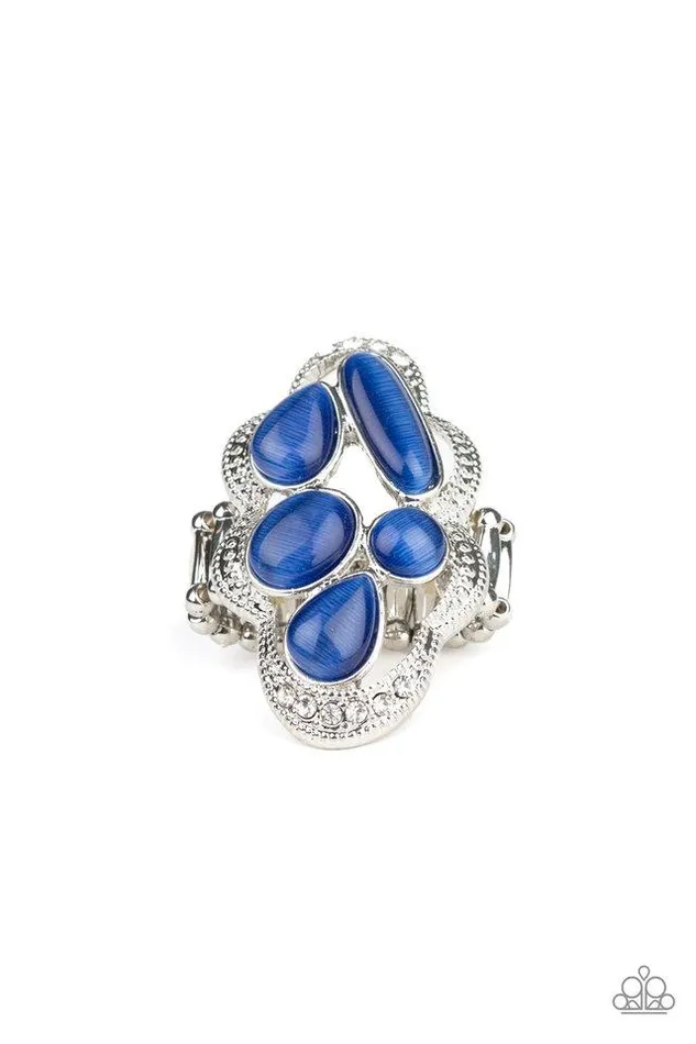 Paparazzi Ring Cherished Collection Blue Paparazzi Jewelry Rings