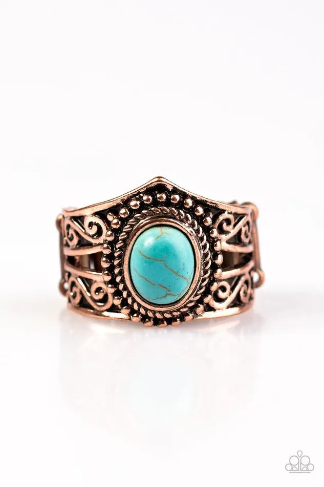Paparazzi Ring Chief of Chic Copper Paparazzi Jewelry Rings