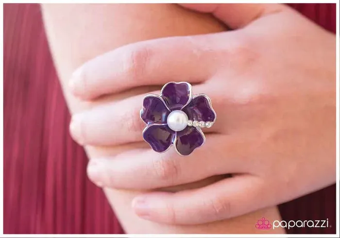Paparazzi Ring Dont Make a Fuss Purple Paparazzi Jewelry Rings