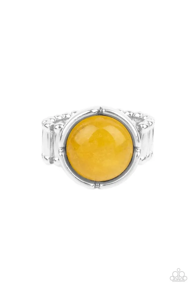 Paparazzi Ring Dreamy Dunes Yellow Paparazzi Jewelry Rings Paparazzi Ring Dreamy Dunes Yellow Paparazzi Jewelry Rings