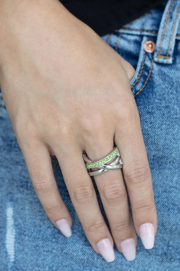 Paparazzi Ring Forever Flawless Green Paparazzi Jewelry Rings