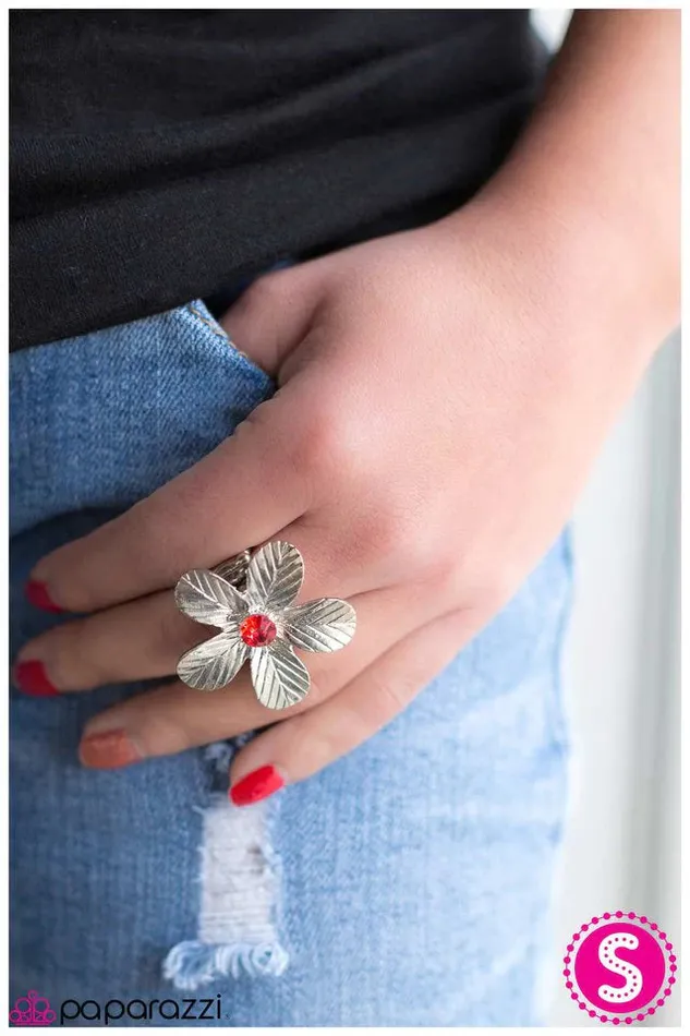 Paparazzi Ring I Am an Island Red Paparazzi Jewelry Rings