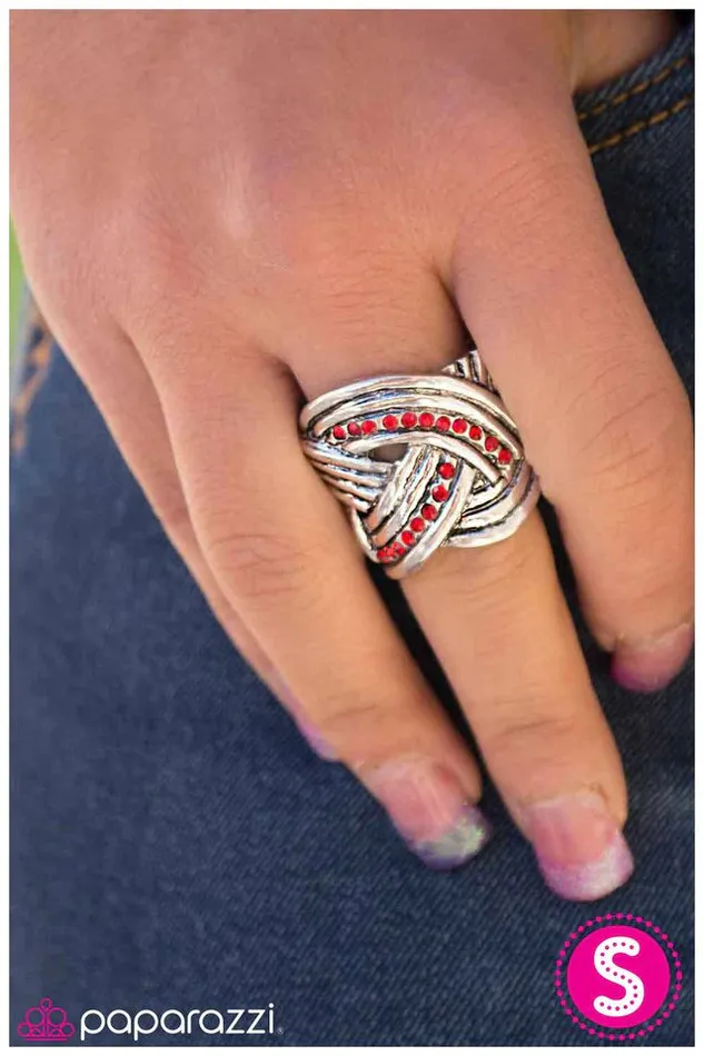 Paparazzi Ring Intoxicating Illusion Red Paparazzi Jewelry Rings