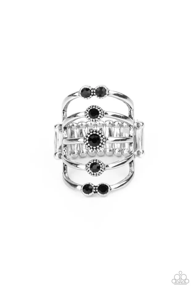 Paparazzi Ring Layer On The Luster Black Paparazzi Jewelry Rings Paparazzi Ring Layer On The Luster Black Paparazzi Jewelry Rings