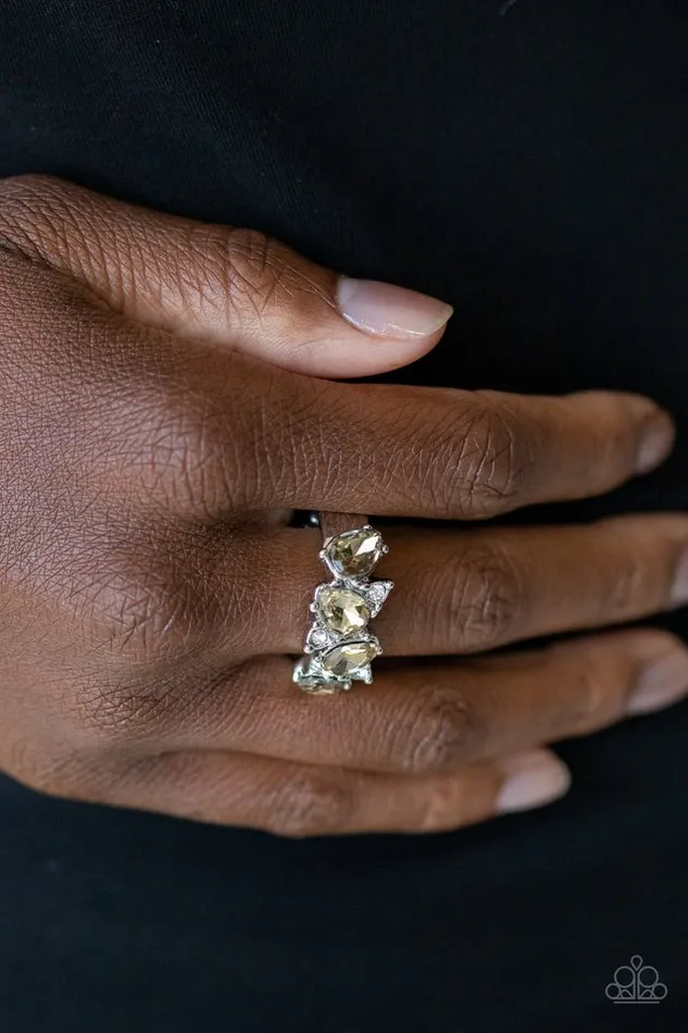 Paparazzi Ring Majestically Modern Brown Paparazzi Jewelry Rings